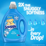 Snuggle Blue Sparkle Liquid Fabric Softener, 2X Concentrated, 200 Loads, 80 Fl Oz