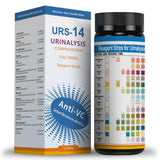 Reagent Strips for Urinalysis-14 Full-Panel Check-Up Urine Test Strips 120ct,SG, Urinalysis Testing Kit for pH, BLO, Prot, Ket, SGR, CRE, Bil, VIT C, UTI, More
