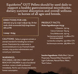 Equithrive Horse Gut Pellets with Probiotics, Psyllium Husk Powder, Sodium Bicarbonate and Omega 3 Fatty Acids, Digestive Support Supplement for Horses, 10 lbs