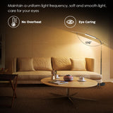 Dimunt LED Floor Lamp, Bright 15W Floor Lamps for Living Room with 1H Timer, Stepless Adjustable 3000K-6000K Colors & Brightness Standing Lamp with Remote & Touch Control Reading Floor Lamps