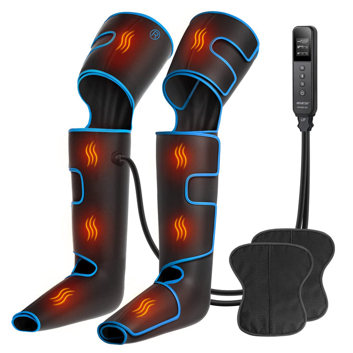 CINCOM Leg Massager with Heat and Compression, Full Leg Massager for Circulation and Pain Relief with 3 Heats 3 Modes 3 Intensities Gift for Mom Dad - FSA HSA Eligible