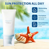 Hyalu CICA Water-fit Sun Serum, Upgrade 𝐖𝐚𝐭𝐞𝐫-𝐟𝐢𝐭 Sun Serum, Sunscreen SPF 50, Moisturizing Sun Protection Essence, for All Skin Type (2PCS)