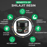 600 MG Pure Himalayan Shilajit Resin - Shilajit Supplement with Fulvic Acid & 85+ Trace Minerals for Energy, Immunity, Brain Power, 30 Grams