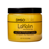 Lanolin 8 oz. Pure 100% USP grade. Skin protectorate and moisturizer that delivers deep hydration and nourishment, excellent as a nipple cream. Made by DMSOStore