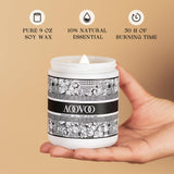 AOOVOO Vanilla Candles for Home Scented - Wood Wick Scented Candles for Men | Vanilla Cream Crackling Candles | Natural Soy Candles Gifts for Women | Mother's Day Gift