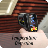 NDI Infrared Thermometer Temperature Gun -58℉～1202℉, Digital Laser Surface Temp Reader for Cooking, Pizza Oven, Candy, Griddle HVAC IR Thermometer Temp Gun with Adjustable Emissivity