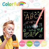 ORSEN LCD Writing Tablet 10 Inch, Colorful Doodle Board Drawing Pad for Kids, Educational Christmas Toys Gifts for 3-6 Year Old Girls Boys (Pink)