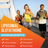 2550mg Liposomal Glutathione Softgel, Highest Absorption, Glutathione Supplement Gluten Free, Reduced Glutathione, Made in the USA, Master Antioxidant for Aging Defense, Immune System, 480 Softgels