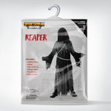 Spooktacular Creations Glowing Eyes Grim Reaper Costume for Kids, Halloween Costume for Boys, Phantom Costume-S(5-7yr)