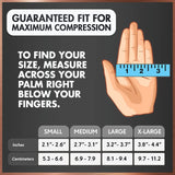 Dr. Frederick's Original Copper Arthritis Glove - 2 Gloves - Perfect Computer Typing Gloves - Fit Guaranteed - Large