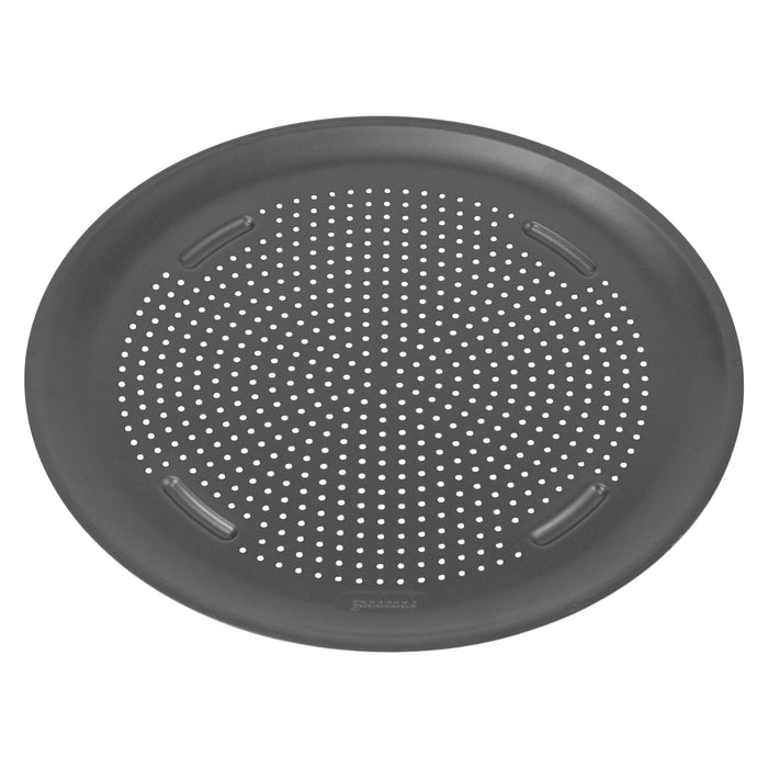 GoodCook AirPerfect Nonstick 16” Pizza Pan – Pizza Tray for Oven, Perforated Round Pizza Pan, Carbon Steel Baking Pan, Homemade, Frozen & Leftover Slices