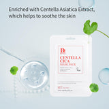 BENTON Centella Mask Pack(10 Sheets) - Korean Skin Care Face Mask with Centella Ampoule & Hyaluronic Acid Serum | For Face Dry & Sensitive