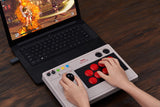 8BitDo Retro Arcade Fight Stick 8 Way Joystick with 2 Dedicated Macro Buttons and Turbo Function for Switch and PC Windows, Support Wireless Bluetooth, 2.4G Receiver and Wired USB-C Cable Connection