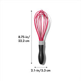 OXO Good Grips 9-Inch Silicone Whisk - Red