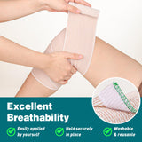 AZEN Premium 20 Pack Elastic Bandage Wrap 6 Inch, Compression Wrap Bandage for Legs, Ankle, Knee, Tummy, Body, Latex-Free, Lymphedema Wraps for Legs