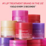 LANEIGE Lip Sleeping Mask Grapefruit: Nourish, Hydrate, Vitamin C, Murumuru & Shea Butter, Antioxidants, Flaky, Dry Lips