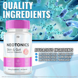 S.O Labs (2 Pack Neotonics Skin & Gut Essential Probiotics Supplement, Neo Tonics Essential Skin & Gut Probiotics Health Supplement (120 Capsules)