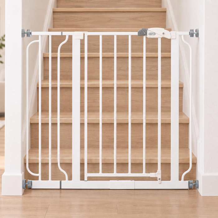 Regalo Safety 29"-38.5" Easy Step Baby Gate, Bottom of Stairs & Doorways