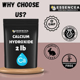 Calcium Hydroxide 2lb by Essencea Pure Bulk Ingredients | Fine Powder | Premium Quality (32 Ounces)