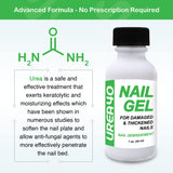 Urea Nail Gel - Strengthens & Softens Nails, Quick-Dry Formula Urea Cream 40 Percent for Feet Maximum Strength - Ideal for Fingernails & Toenails - Trusted by Health Professionals (Made in USA)