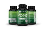 FabLab Chicken Collagen Type II Supplement - Nutritional Supplement for Joint, Nerve & Bone Support - Non-GMO, Anti-Aging Dietary Product with Hydrolyzed Peptides- 100 Capsules
