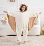 ATOZ Unisex Children Animal Flying Squirrels Onesie, Halloween Costume Pajamas Christmas Cosplay Sleepwear For Boys Girls 10-11Y