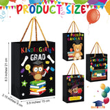 Gilprop 36 Pcs Kindergarten Graduation Gift Bag for Kids Preschool Graduation Gift Bags with Handle Congratulations Graduation Gift Wrapping Paper Bag for Girls Boys Students Pre-k Grad Party Supplies