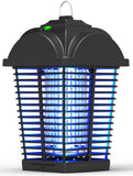 Bug Zapper with Light Sensor,Bug Zapper, Electric Mosquito Zapper for Indoor and Outdoor 20W/4000V, Waterproof Mosquito Killer for Home Patio