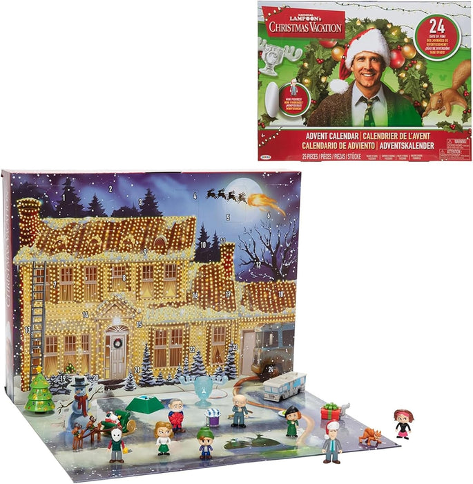 2PCS 24 Day Christmas Advent Calendar, Contains 24 Gifts, National Lampoon’s Christmas Vacation Advent Calendar,Christmas Vacation Figures and Accessories Christmas Countdown Calendar Gift (2PCS)