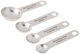 KitchenAid Set of 4 Stainless Steel Measuring Spoons, small