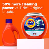 Tide Ultra OXI Power PODS with Odor Eliminators Laundry Detergent Pacs 45 Count For Visible and Invisible Dirt