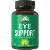 Peak Performance Eye Vitamins - Eye Support Supplement for Computer Users with Lutein, Zeaxanthin, Astaxanthin, Carotenoids, and Bilberry Extract. Support for Eyes. 30 Vegan Capsules