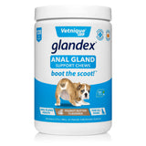 Glandex Anal Gland Soft Chew Treats with Pumpkin for Dogs Digestive Enzymes, Probiotics Fiber Supplement for Dogs Boot The Scoot (Peanut Butter Chews, 120ct)