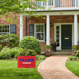 Trump Vance Yard Sign, 18" x 12" Double-Sided Trump Vance 2024 Yard Sign With Stake, MAGA Trump Yard Sign, Show Your Support, Decorate Your Lawn With Trump Vance Campaign Yard Sign 2024