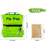 8 Pack Fly Bag with Bait, Fly Traps Outdoor, Effective Fly Killer, Hanging Mosquito Catcher for Indoor/Outdoor Family Farm, Orchard