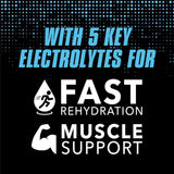 Pedialyte Sport Electrolyte Drink, Fast Hydration with 5 Key Electrolytes for Muscle Support Before, During, & After Exercise, Berry Freeze, 33.8 Fl Oz (Pack of 4)