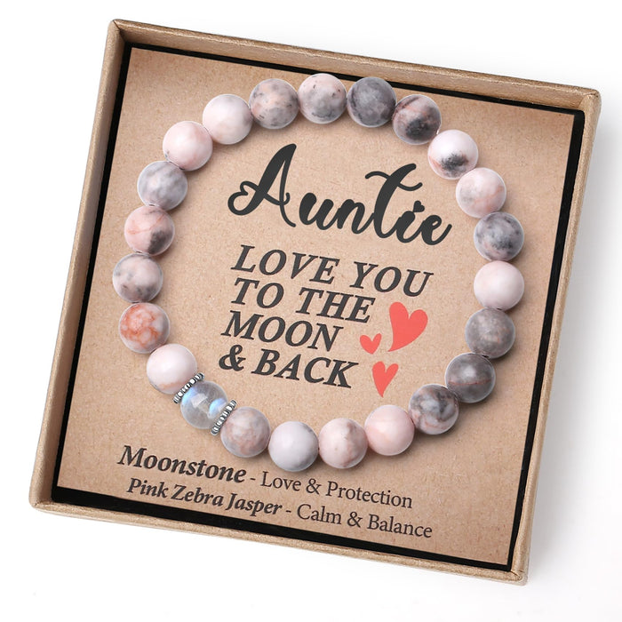 THEMEROL Aunt Gifts from Niece Auntie Gifts Aunt Gifts from Nephew Best Aunt Ever Gifts Bracelet Birthday Mothers Day Gift Just Because Gifts for Her Galentines Valentines Day Christmas Easter