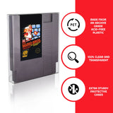 NES Cartridge Case Protector Compatible with Nintendo NES Cartridge Games - 0.40MM Thick NES Game Sleeves. NES Cartridge Holder partner for retro game system collection (Pack of 25)