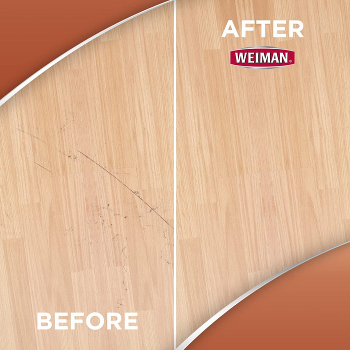 WELMAN Hardwood Floor Cleaner and Polish Restorer Combo - 2 Pack - High-Traffic Hardwood Floor, Natural Shine, Removes Scratches, Leaves Protective Layer