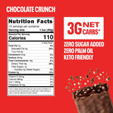 NEOH Chocolate Bars - Keto Chocolate Dipped Candy Bar, Gluten-Free Low-Calorie, Low-Carb, Plant-Based, High-Fiber Snacks, No Added Sugar, 1 Ounce Individually Wrapped Bars, 12 Pack