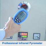 BTMETER BT-1500 Non-Contact Pyrometer 30:1 Industrial Laser Thermometer Gun, -58℉ to 2732℉ (-50℃ ~ 1500℃) High Temp Infrared Thermometer (NOT for Human)