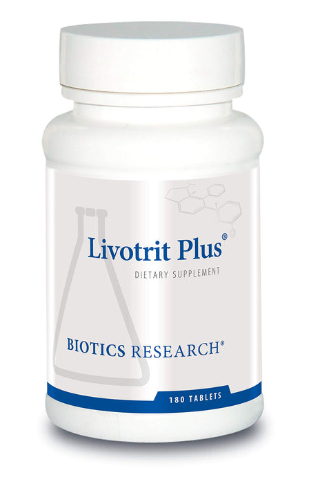 Biotics Research Livotrit Plus Liver Cleanse and Detox Support Supplement Natural Non GMO Herbal Blend with Milk Thistle 180 Tablet