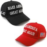 Puoyis MAGA Hat Make America Great Again Hat, 45-47 Trump Hat, Trump 2024 KAG Hat Baseball Cap