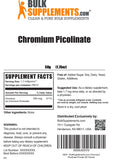 BulkSupplements.com Chromium Picolinate 200mcg - Chromium Picolinate Powder for Muscle & Mood Support, Chromium Supplements, Yeast Free, 200mcg of Chromium,1.7mg per Serving, 50g (1.8 oz)