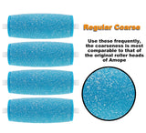 11 Pack Include 7 Extra Coarse & 4 Regular Coarse Replacement Roller Refill Heads Compatible with Amope Pedi Electronic Foot File