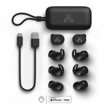 JAYBIRD Vista 2 True Wireless Bluetooth Headphones With Charging Case - Premium Sound, ANC, Sport Fit, 24 Hour Battery, Waterproof Earbuds With Military-Grade Durability - Black