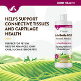 NaturVet – ArthriSoothe-Gold Advanced Care Liquid | Level 3 Advanced Joint Care | Supports Healthy Hip & Joint Function | Enhanced with Glucosamine, MSM & Chondroitin | For Dogs & Cats | 16 oz Liquid