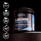 L Arginine Powder Nitric Oxide Supplement for Men and Women - Pre Workout and Post Workout Support with L-Arginine L Citrulline and Organic Beet Root Powder - Endurance and Performance - Unflavored