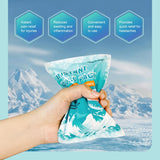 General Medi Instant Ice Cold Pack (4”x 5.5”) – 100 Packs Disposable Cold Therapy Ice Packs for Pain Relief, Swelling, Inflammation, Sprains, Toothache – for Athletes & Outdoor Activities