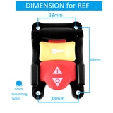 WADOY Table Saw Switch Replacement Compatible with Ryobi and Craftsman, Safety Power Tool Switch, Paddle On/Off Switch for Table Saw 125v